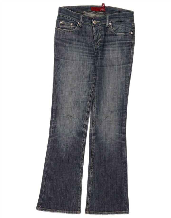 Vintage damskie dżinsy Bootcut W27 L31 niebieskie