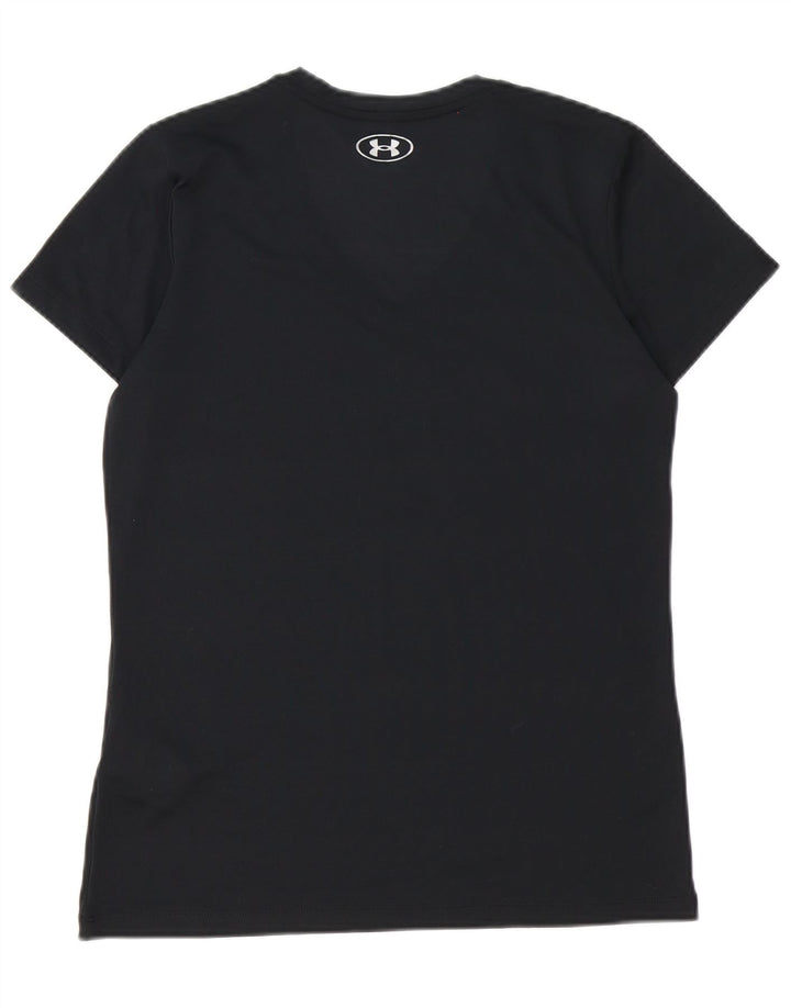 Męski t-shirt Under Armour Heat Gear, mały, czarny poliester