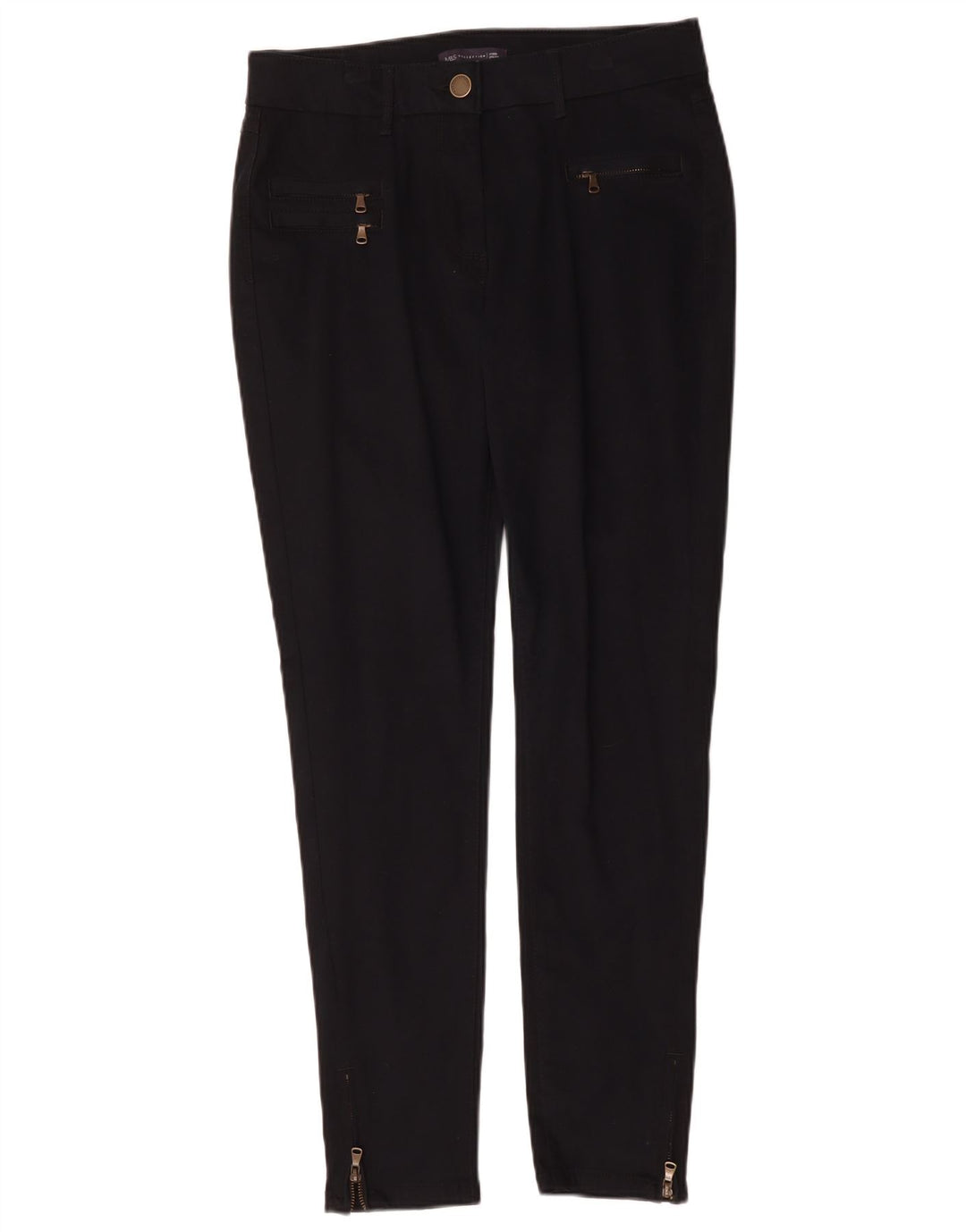 Spodnie damskie Marks & Spencer Slim Cargo UK 12 Medium W30 L29 Granatowe