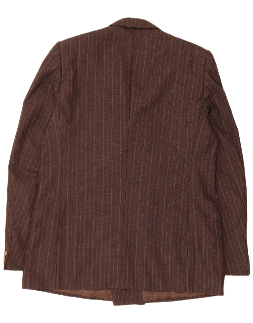 Męska marynarka z podwójnymi piersiami w stylu vintage IT 54 2XL w brązowe paski