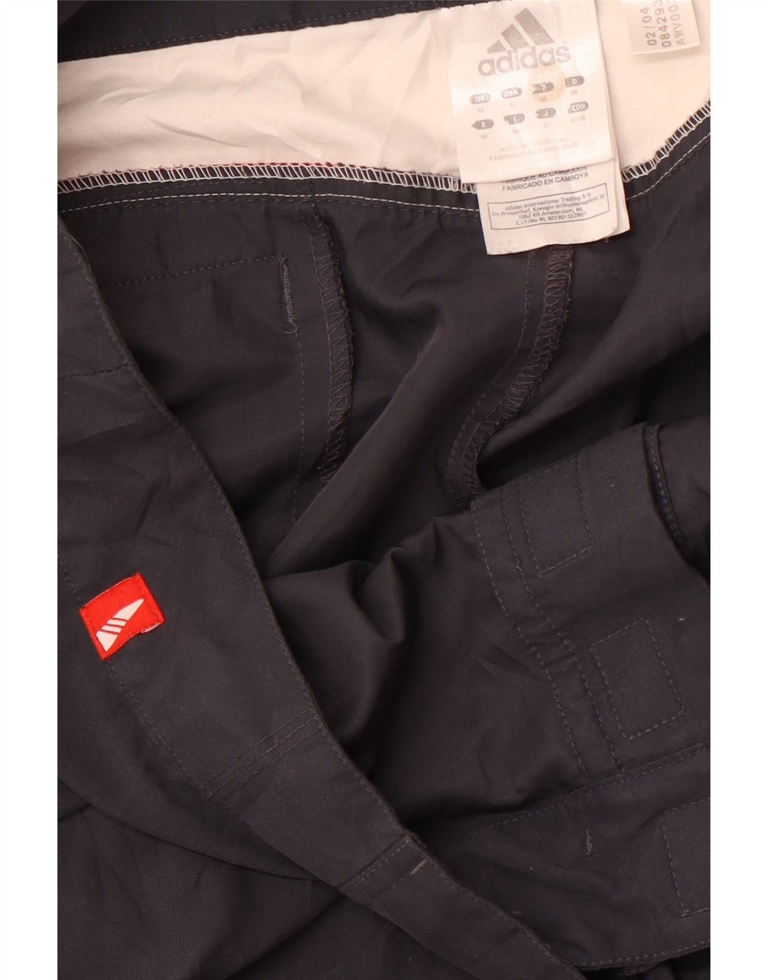 Męskie spodenki kąpielowe ADIDAS, poliester w kolorze średnioszarym