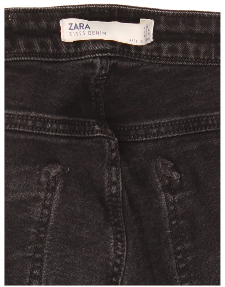 Damskie jeansy zwężane Zara EU 40 Medium W30 L28 Czarne