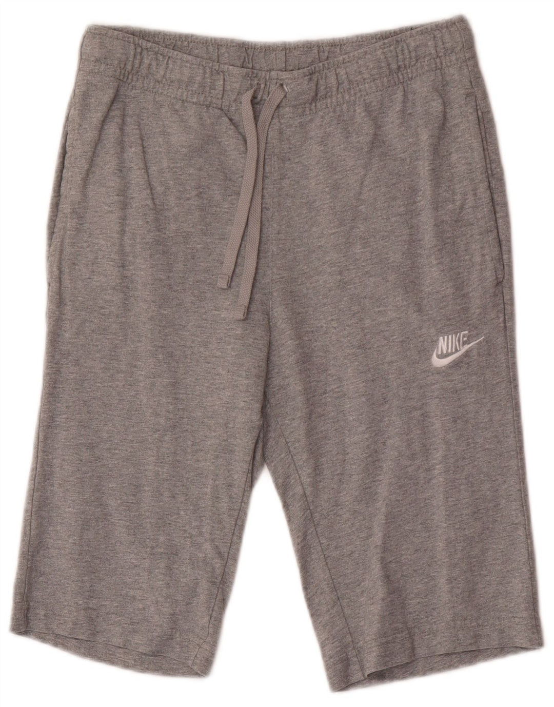Męskie spodenki sportowe Nike, małe, szare, bawełniane