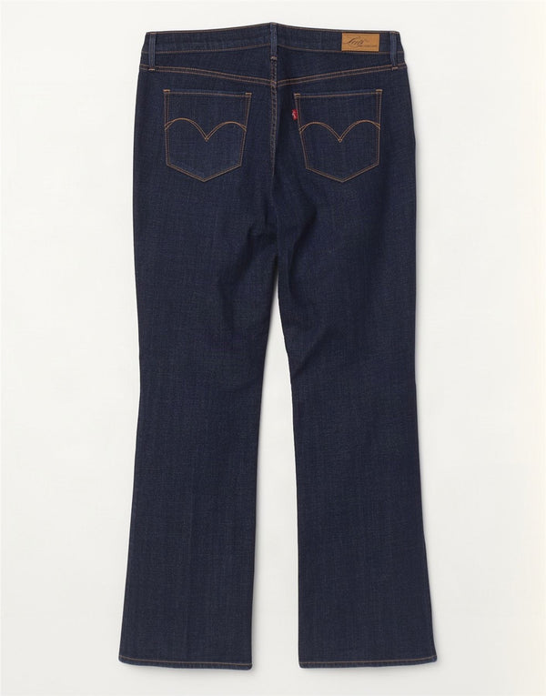 Jeansy damskie Levi's Bold Curve Bootcut US 18 2XL W36 L31 Granatowa bawełna