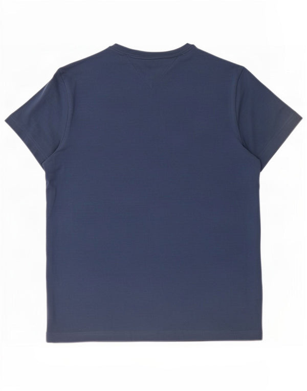 T-shirt męski slim fit Tommy Hilfiger Top XL, granatowy, bawełniany