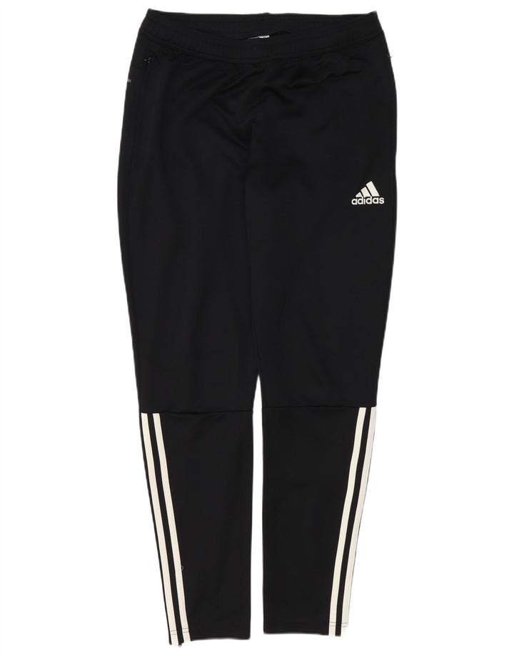 Męskie spodnie dresowe Adidas Climacool, średni czarny poliester