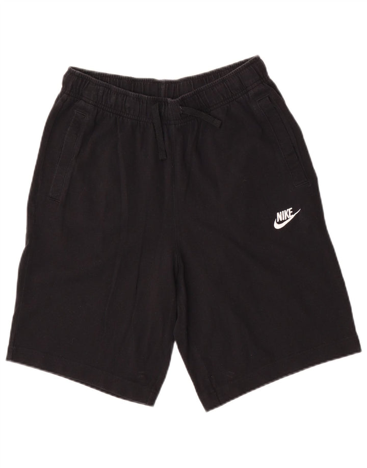 Męskie spodenki sportowe Nike, małe, czarne, bawełniane