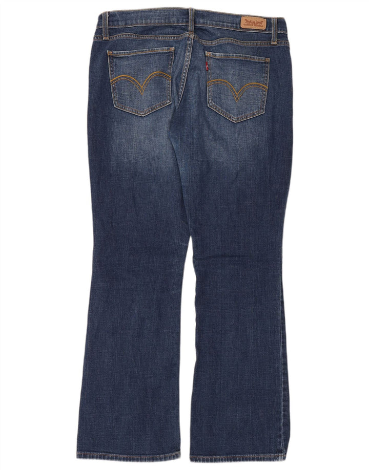 Damskie jeansy Levi's 524 Too Superlow Bootcut W31 L30 Niebieska bawełna