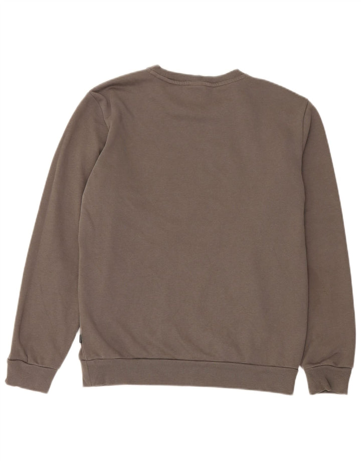 Męska bluza Puma Sweter, mała, szara, bawełniana