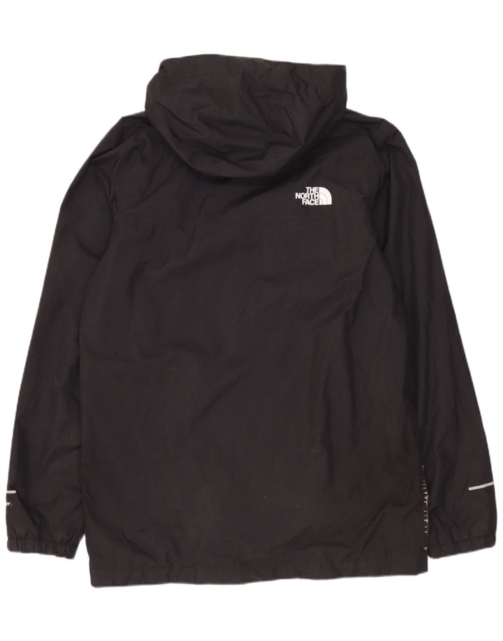 Chłopięca kurtka przeciwdeszczowa z kapturem The North Face 14-15 lat XL, czarna, nylonowa