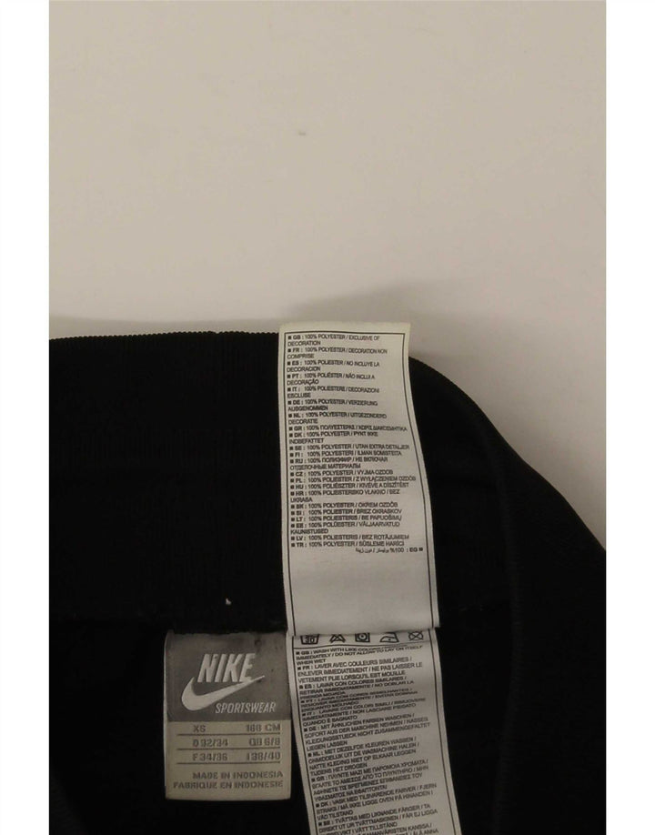 Damskie spodnie dresowe Nike UK 6/8 XS, czarny poliester