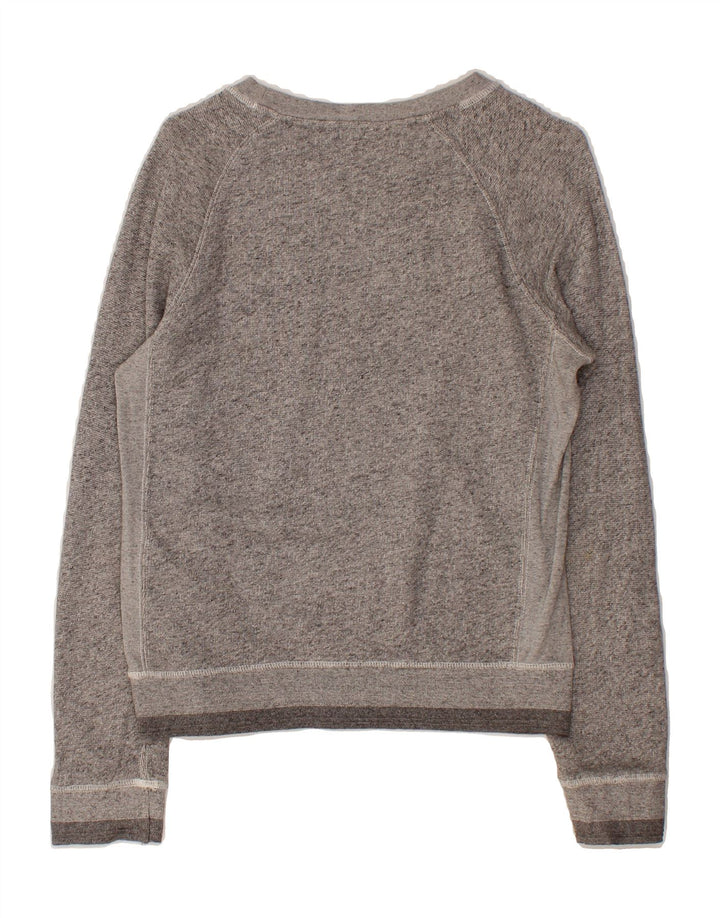 LEVI'S Womens Oversized Sweatshirt Jumper UK 6 XS Grey Cotton Vintage Levi's and Second-Hand Levi's from Messina Hembry 