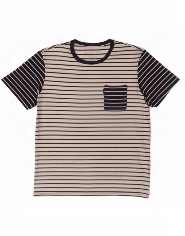 Męski T-shirt Joules, duży, w białe paski