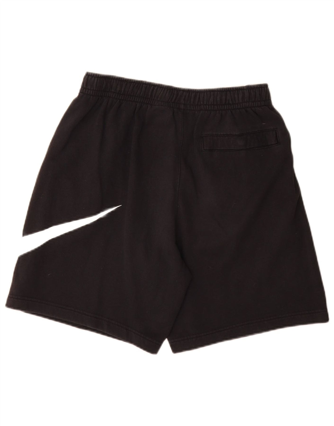 Męskie spodenki sportowe Nike z grafiką, małe, czarne, bawełniane