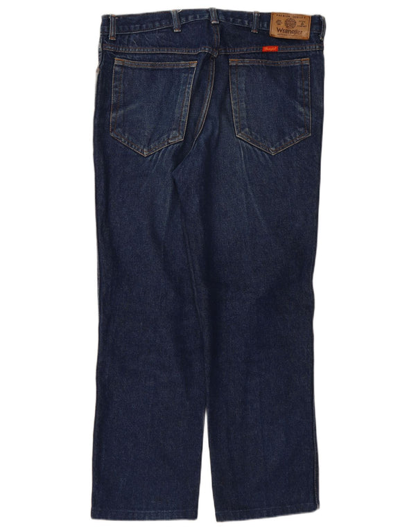 Męskie proste jeansy WRANGLER W36 L29 granatowe