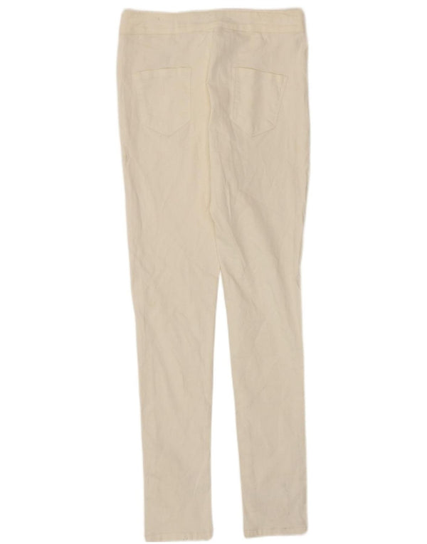 J Brand Dziewczęce spodnie obcisłe 13-14 lat XL W28 L27 Biała bawełna