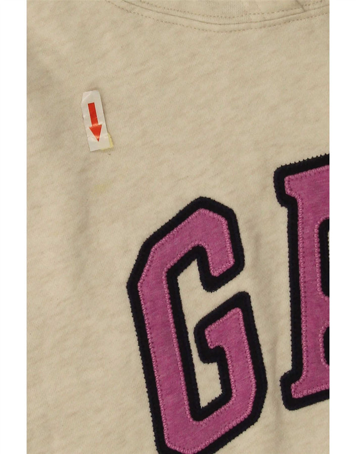 Damska bluza z kapturem Gap Graphic UK 14, średnia biel