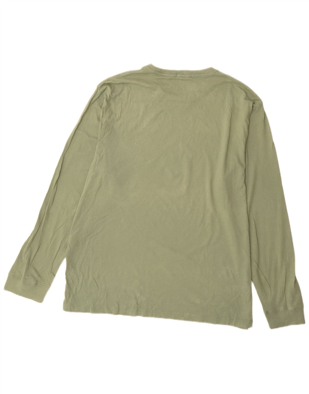 J. CREW Mens Broken In Top Long Sleeve XL Green