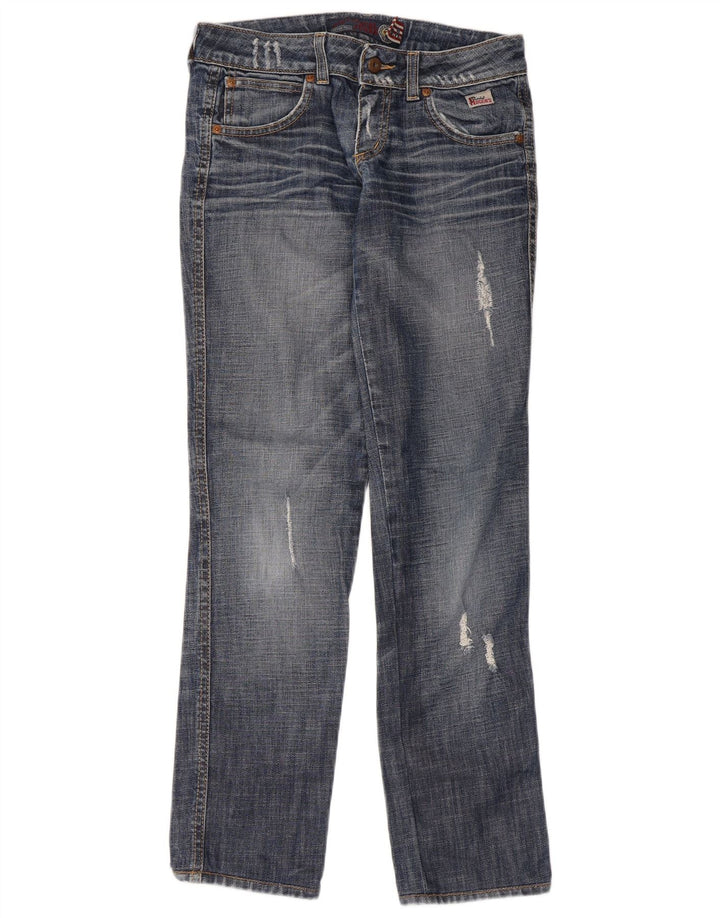 Damskie jeansy Roy Rogers w trudnej sytuacji IT 42 Medium W28 L30 Niebieskie