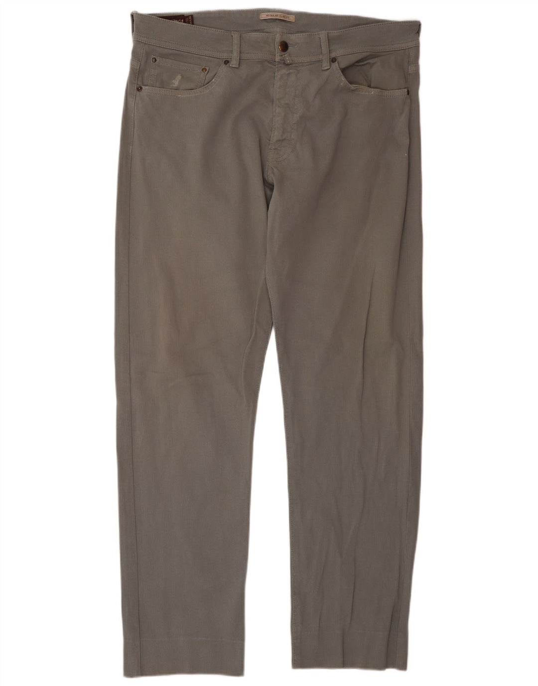 Męskie spodnie codzienne Marlboro Classics Regular Slim Fit W34 L34 Szare