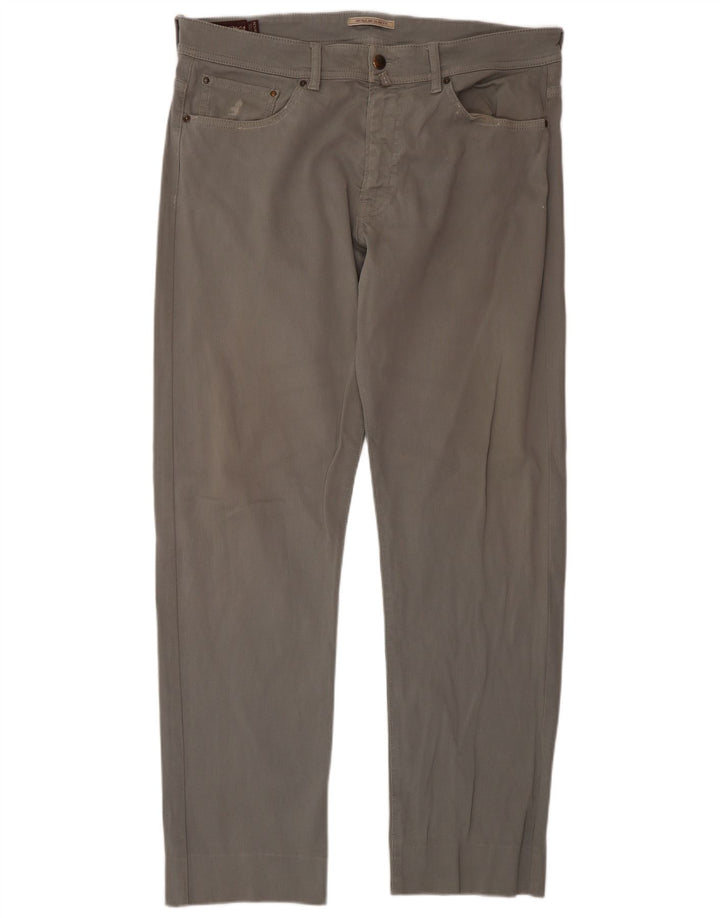 Męskie spodnie codzienne Marlboro Classics Regular Slim Fit W34 L34 Szare