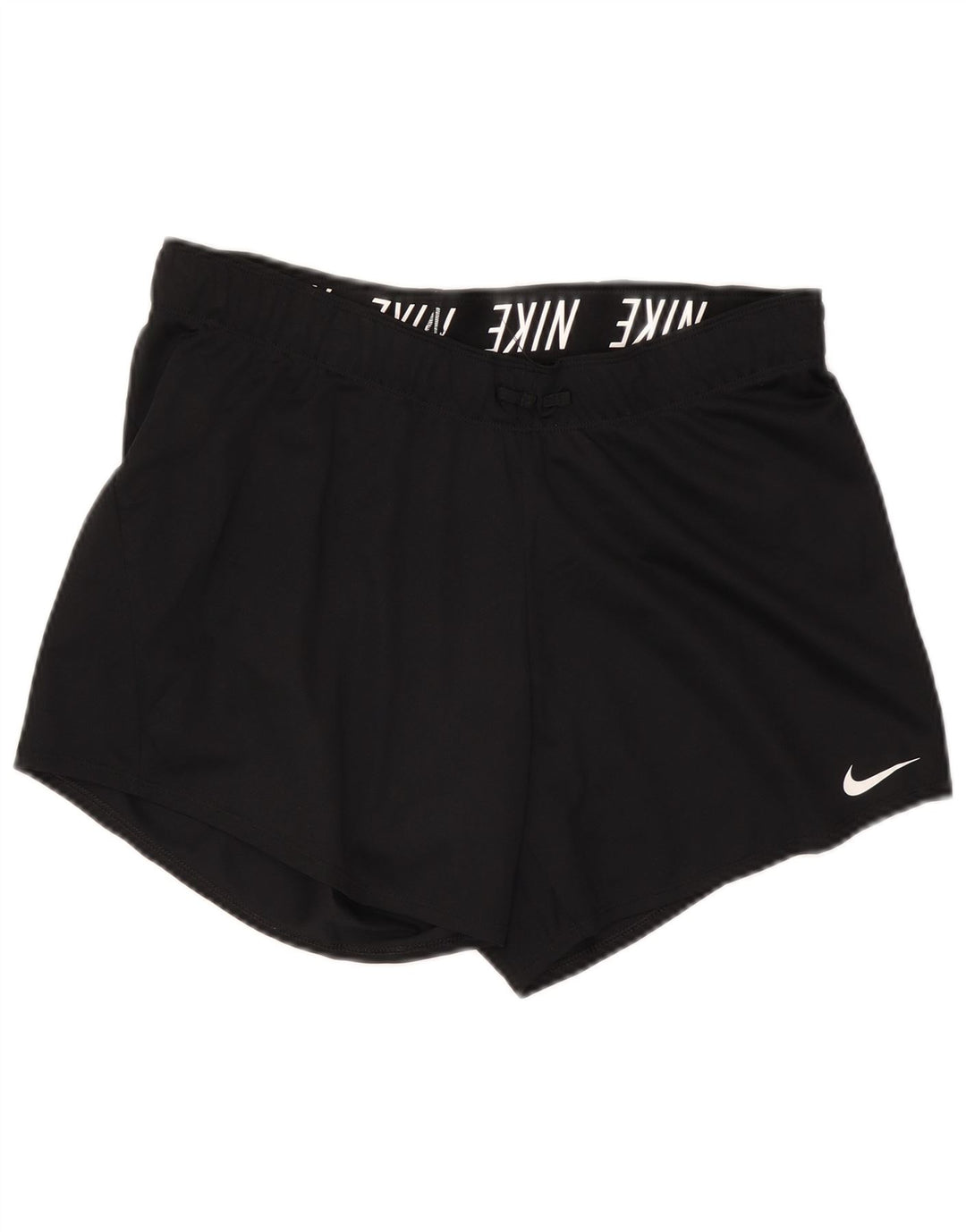 Damskie spodenki sportowe Nike Dri Fit UK 14, duże, czarne, poliestrowe
