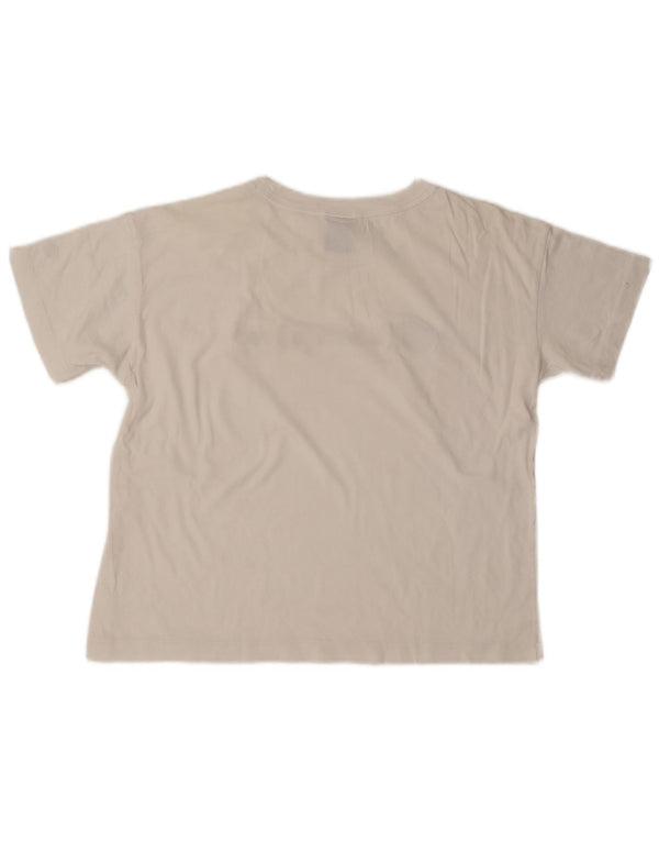 Damska koszulka Champion Crop Graphic Top UK 14 Medium White