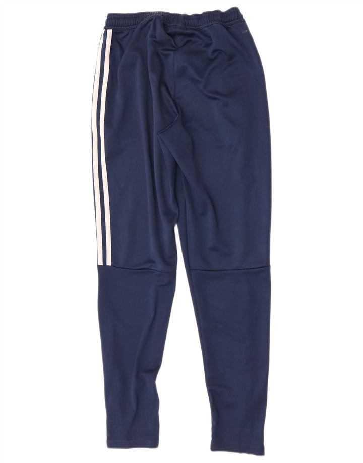 Męskie spodnie dresowe Adidas Climalite XS, granatowe, poliestrowe