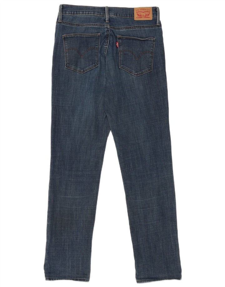 Damskie jeansy wyszczuplające Levi's W28 L28 Granatowa bawełna