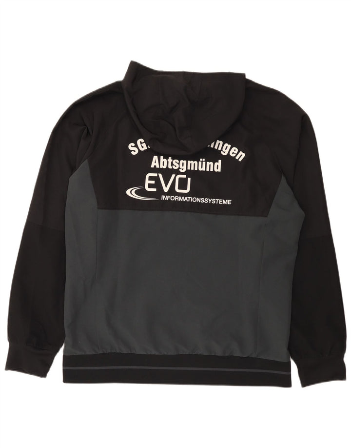 Adidas Męska koszulka dresowa Climalite Graphic Top Jacket, duża, czarna, z blokami kolorów