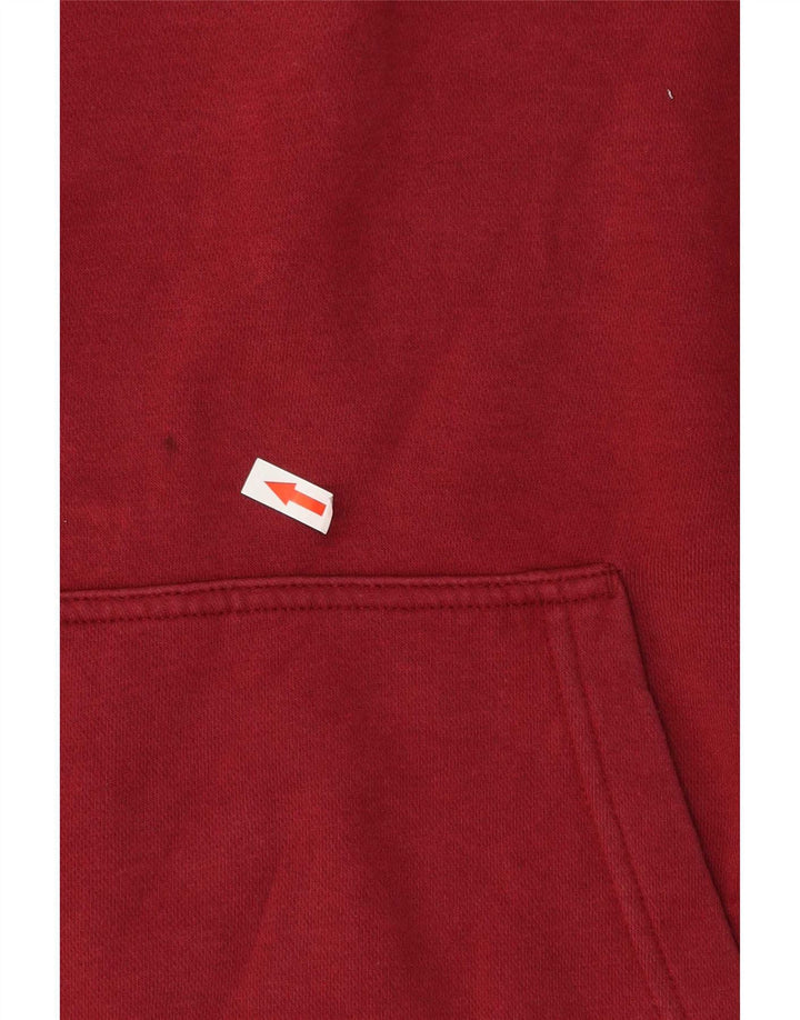 Męski sweter z kapturem Nike, średni bordowy, bawełniany