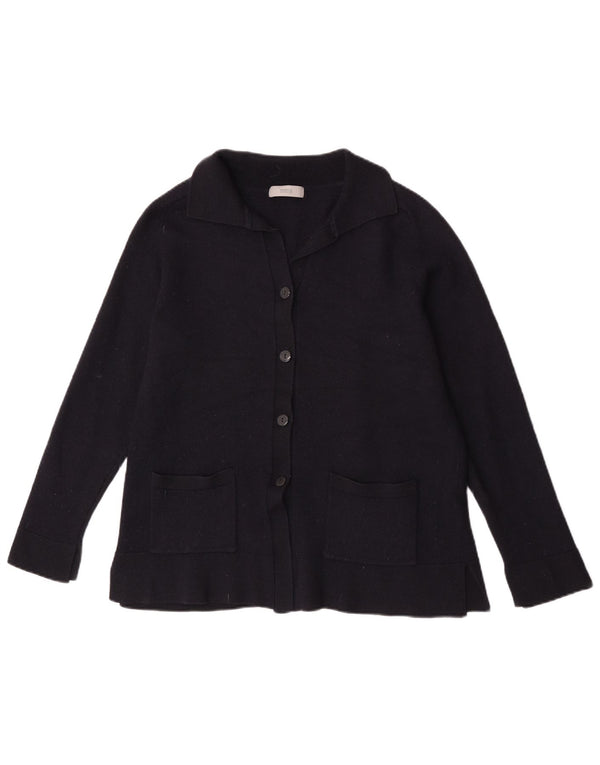 Marks & Spencer Damski sweter kardigan UK 18 XL Granatowy akryl