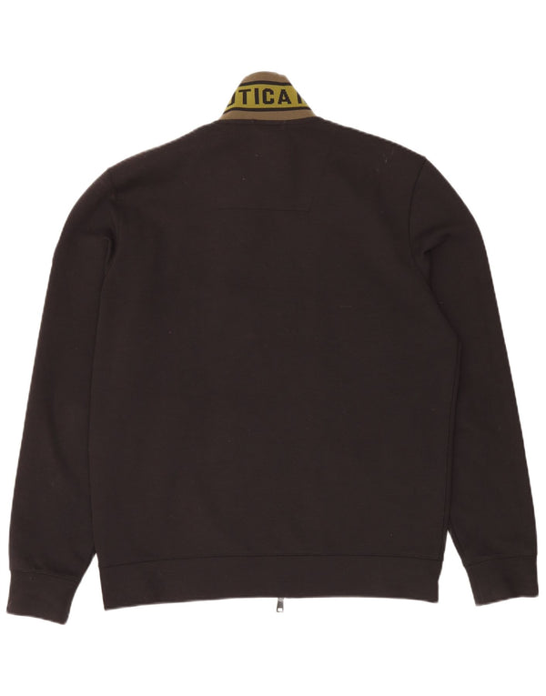 Męska kurtka dresowa AERONAUTICA MILITARE z grafiką XL, czarna, poliester