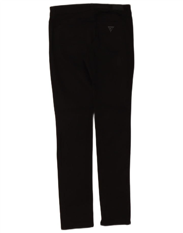 Guess Damskie Cigarette Slim Jeansy W27 L30 Czarne Bawełniane