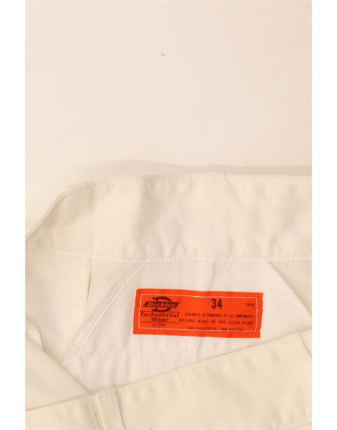Spodnie damskie Dickies Straight Chino W34 L26 Biały poliester