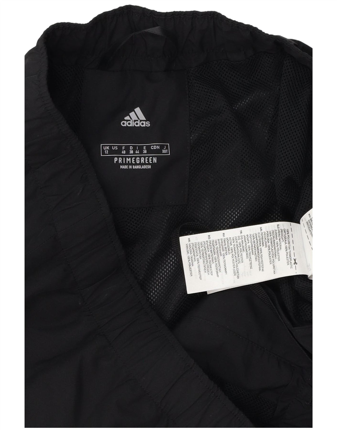 Wodoodporne spodnie damskie Adidas Terrex UK 12, średni czarny poliester