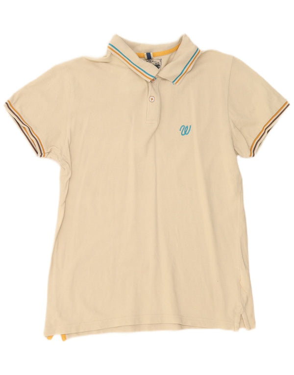 Męska koszulka polo Wrangler XL, beżowa, bawełniana