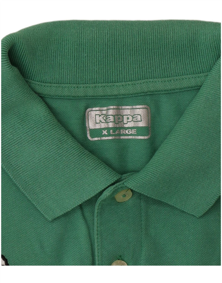 KAPPA Mens Polo Shirt XL Green