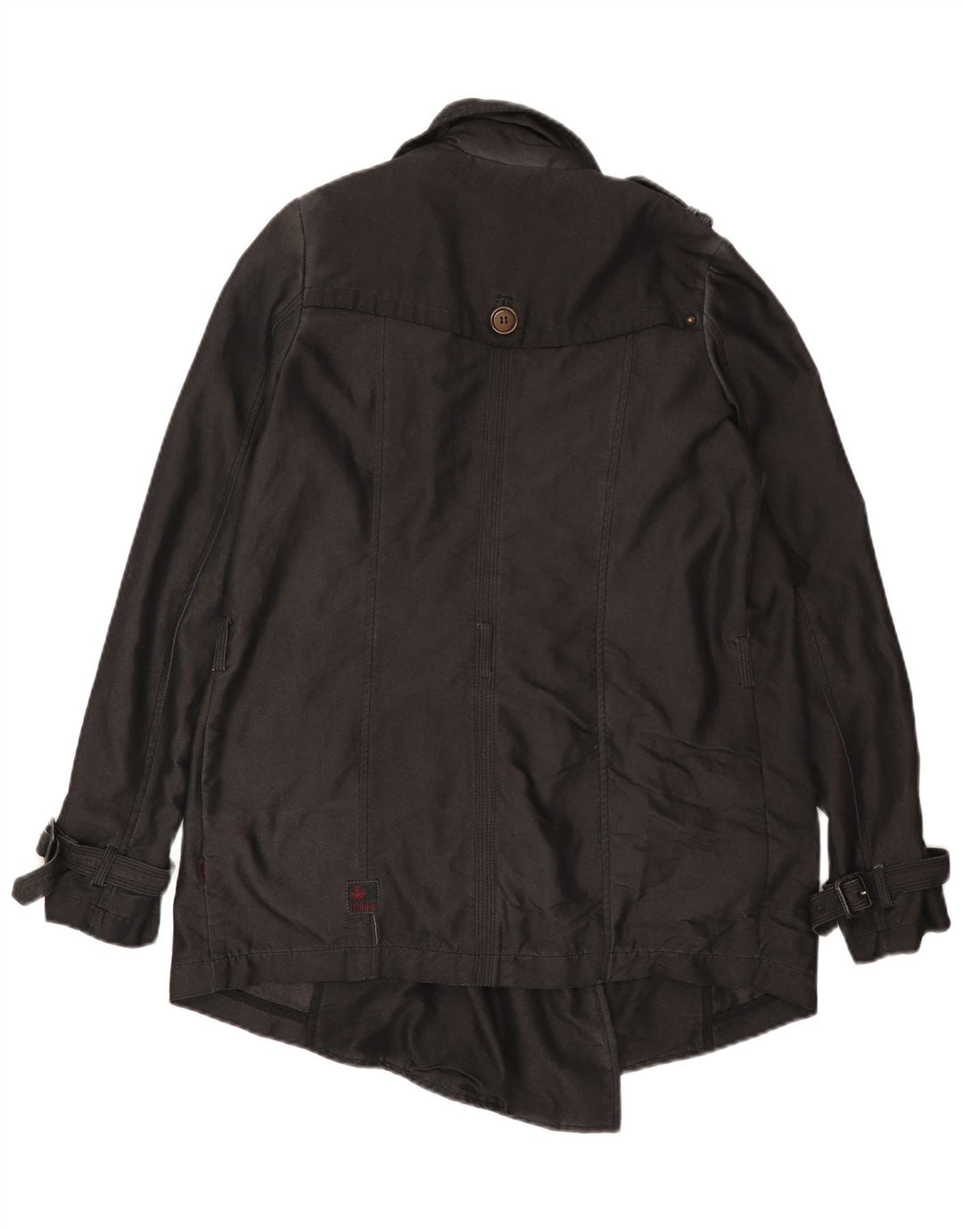 Damski trencz oversize KHUJO UK 10, mały, czarny poliester
