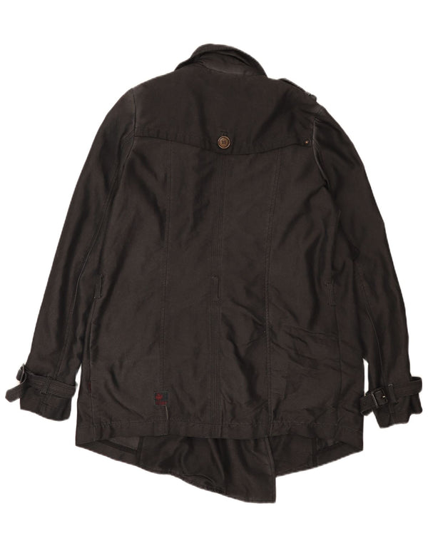 Damski trencz oversize KHUJO UK 10, mały, czarny poliester