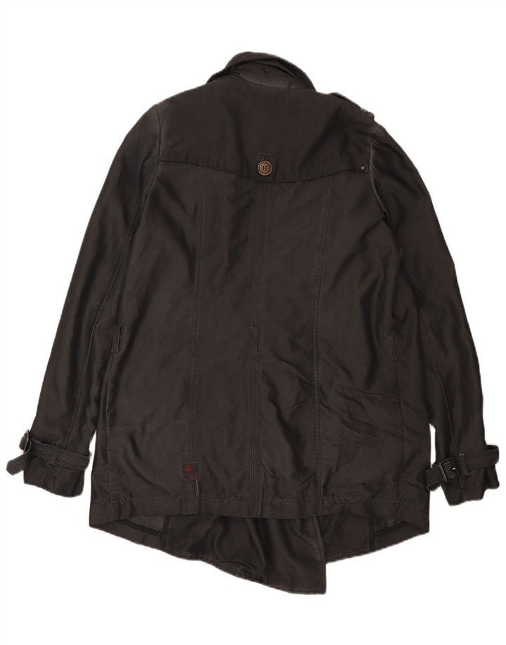Damski trencz oversize KHUJO UK 10, mały, czarny poliester
