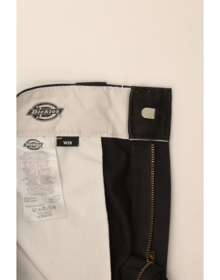 Spodnie damskie Dickies Straight Chino W26 L26 Czarny poliester
