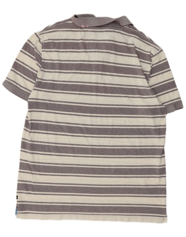 Męska koszulka polo NAUTICA 2XL, szara, bawełniana w paski