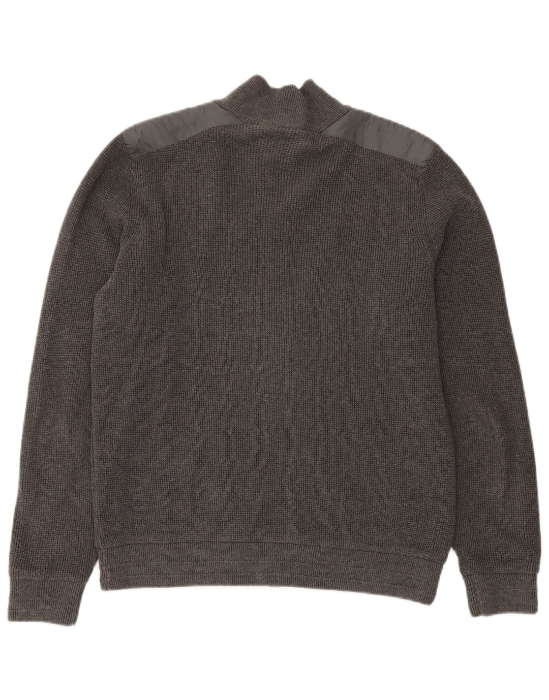 Męski sweter rozpinany Marks & Spencer Blue Harbor o regularnym kroju, średnioszary