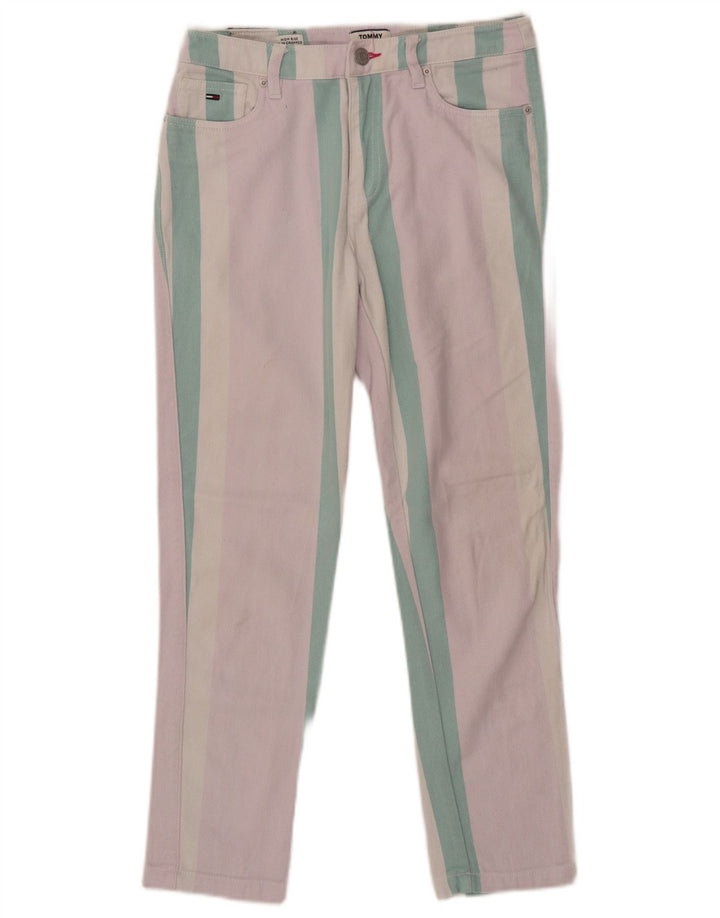 Dżinsy damskie TOMMY HILFIGER Izzy z wysokim stanem W26 L26 wielokolorowe