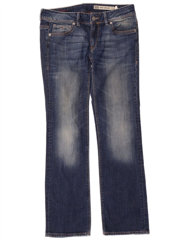 Damskie dżinsy Tommy Hilfiger Ruby Straight W31 L32 Niebieskie bawełniane