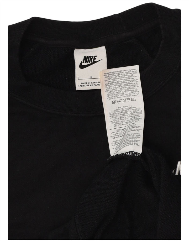 Bluza męska Nike, duża, czarna, bawełniana