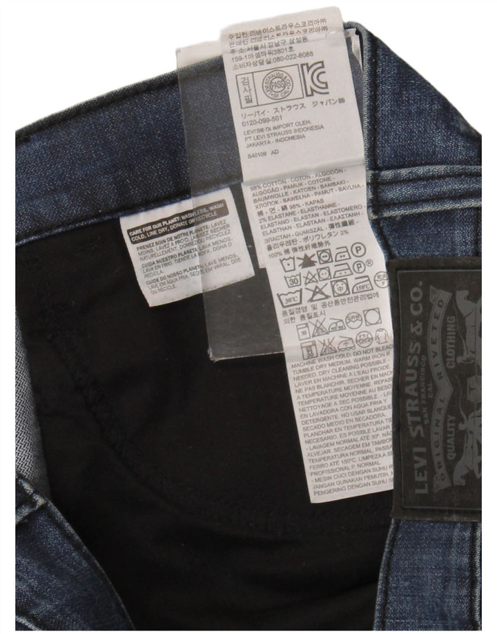 Męskie jeansy Levi's 511 Slim W34 L30 Niebieska bawełna