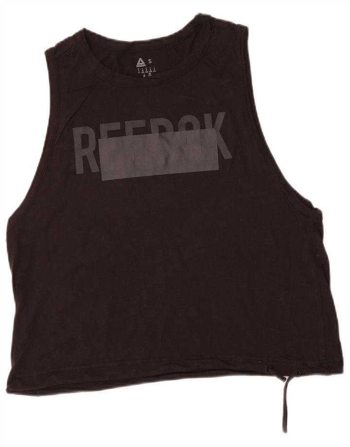 Damska kamizelka Reebok Graphic Top UK 8/10 Small Black