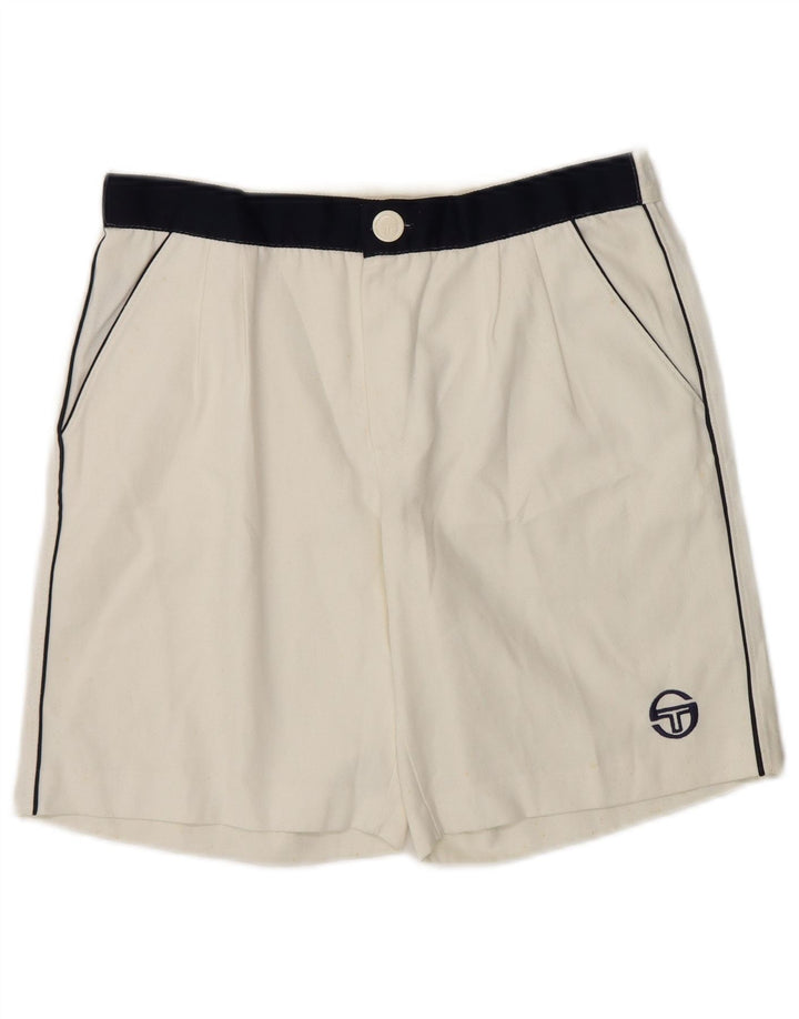Damskie spodenki codzienne Sergio Tacchini IT 46 Large W32 Biały blok kolorów